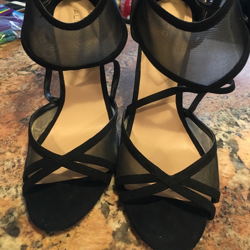 Mesh/Suede Aldo Heels